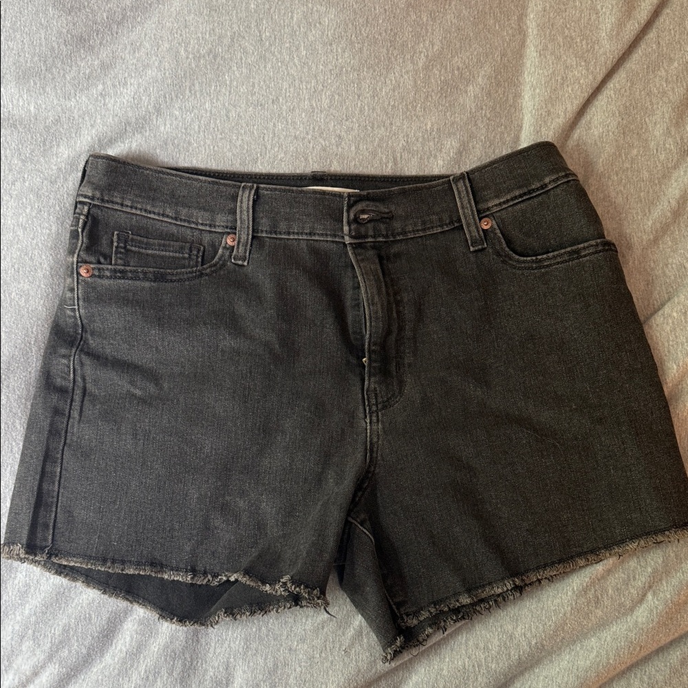 Levi's Charcoal Jean Shorts